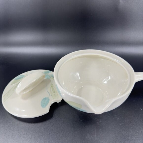 Vintage Red Wing MERRILEAF Gravy Boat with Lid True China With Handle READ - Picture 11 of 16